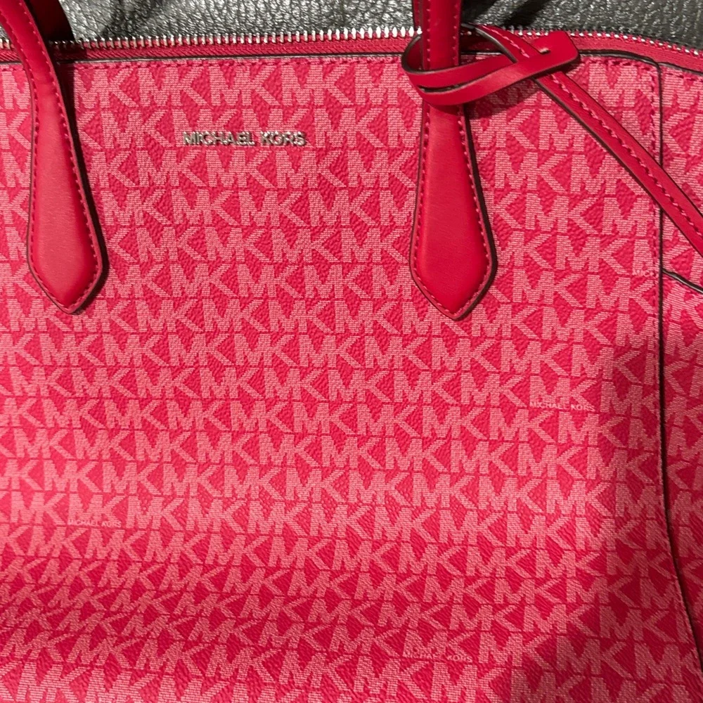 Michael kors Marlyn dark raspberry medium tote